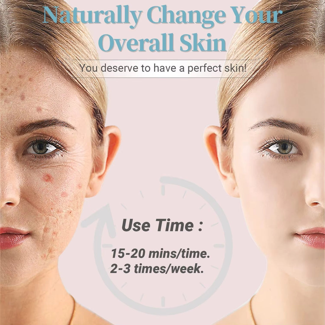 Premium LED Facial and Neck Rejuvenation Machine – Skin Rejuvenation Massager for Anti-Aging, Wrinkle Reduction, and Skin Tightening with Advanced Light Therapy - StrengthXPhysiotherapy