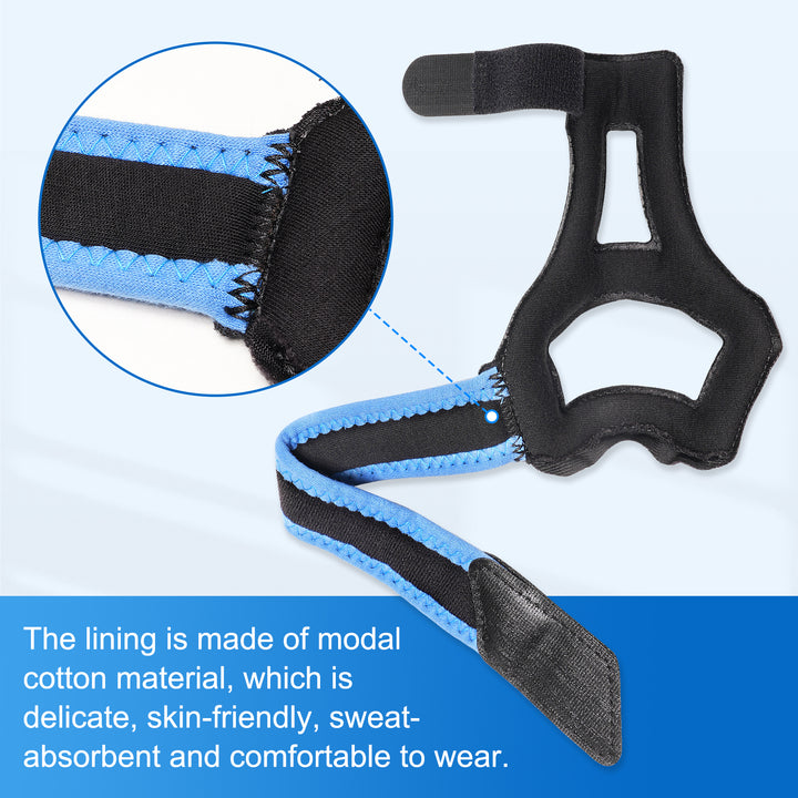 Premium Waterproof Silicone Thumb Brace for Tendonitis, Arthritis & Trigger Finger Pain Relief – Semi-Rigid Splint with