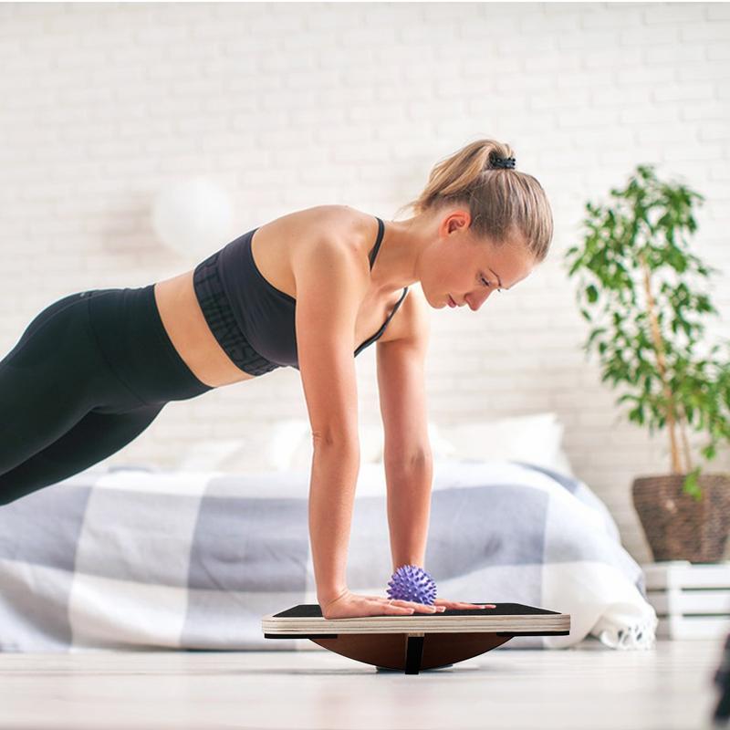 Premium Balance Board - 360° Wobble Trainer for Core Stability, Focus & Posture, Anti-Slip, Rubber Bottom for Safe & Silent