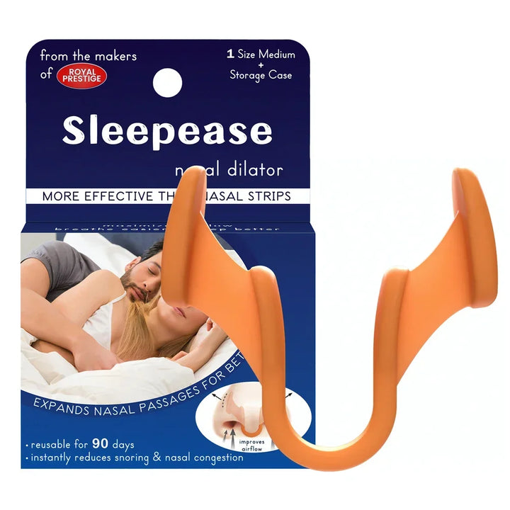 Premium Silicone Anti-Snoring Nose Clip - Comfortable Nasal Dilator for Snoring Relief, Easy Breathing, Stop Snore Aid, 