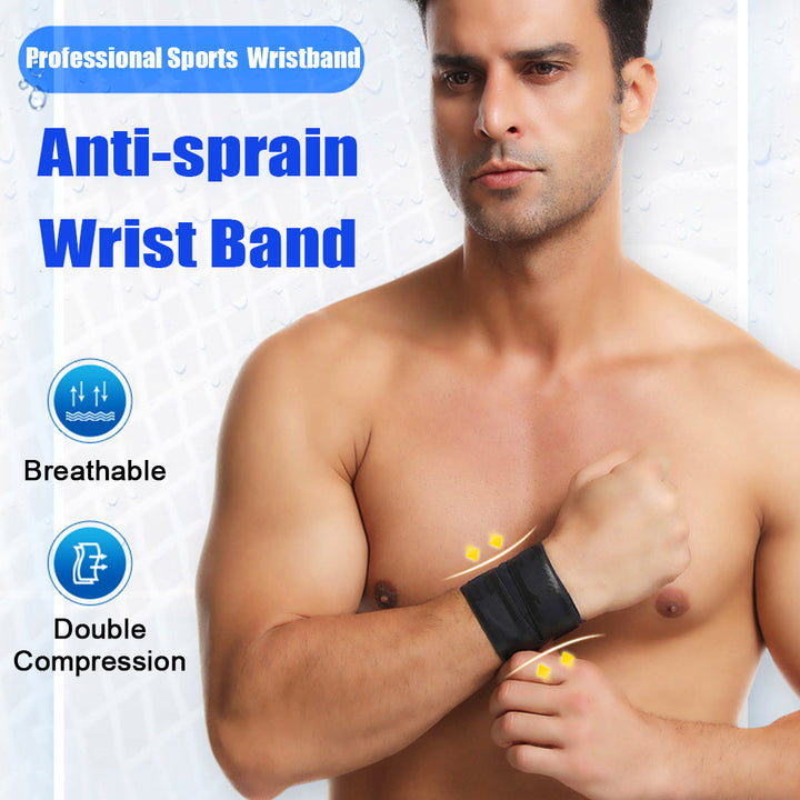 Premium Ultra-Thin Compression Wrist Brace – Adjustable Wrist Straps for Workout, Tennis, Weightlifting, Carpal Tunnel,  