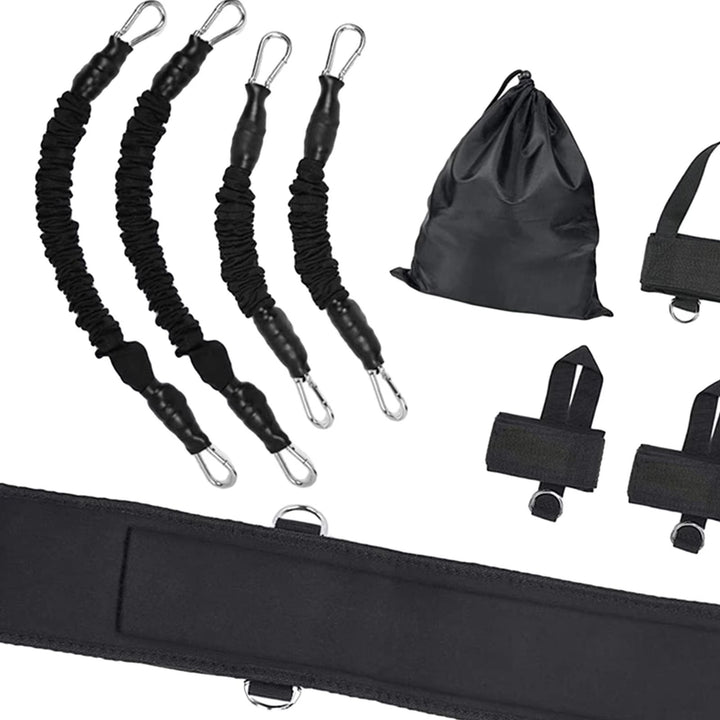 Premium Boxing Resistance Band Set – Leg Strength & Agility Training Strap System for MMA, Muay Thai, Boxing, Basketball & Fitness – Adjustable, High-Quality Resistance Bands for Explosive Power - StrengthXPhysiotherapy