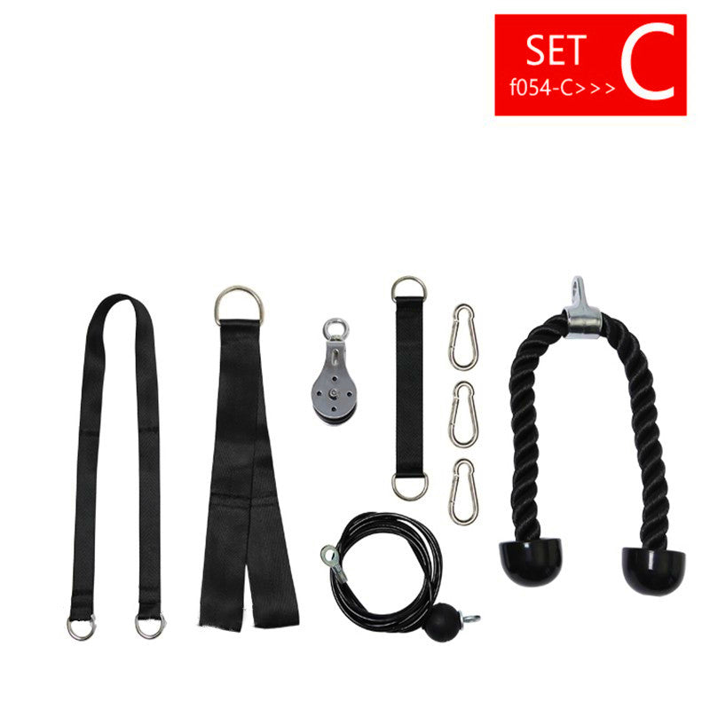 Premium Cable Pulley System – Adjustable Gym Fitness Equipment for Lat Pull, Tricep, Bicep, Back & Shoulder Workout, High 