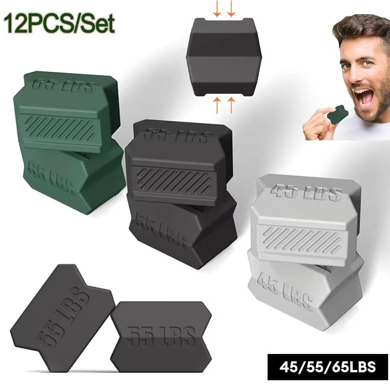 Premium Jawline Exerciser – Silicone Masseter Muscle Trainer for Facial Toner & Chin Lifting – Cheek & Jawline Fitness Equipment for Double Chin, Jawline & Face Shape Improvement - StrengthXPhysiotherapy