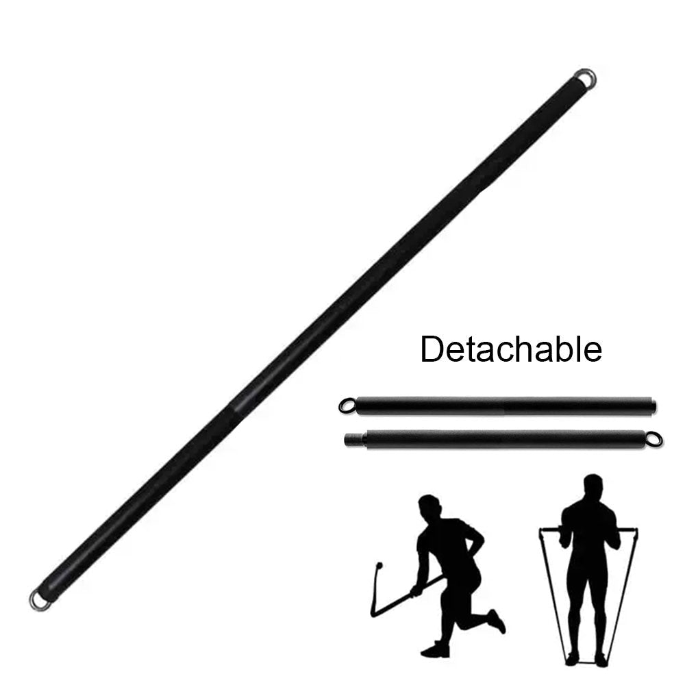 Premium Pilates Stick – Adjustable Yoga Exercise Bar for Strength Training, Home Gym Kit, Muscle Workout Equipment,