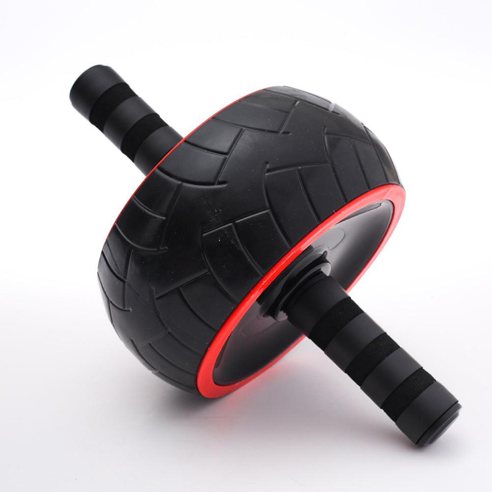 Premium Single-Wheel Ab Roller for Core & Abdominal Muscle Training - Mute, Rubber Wheel for Home Exercise & Bodybuilding, 