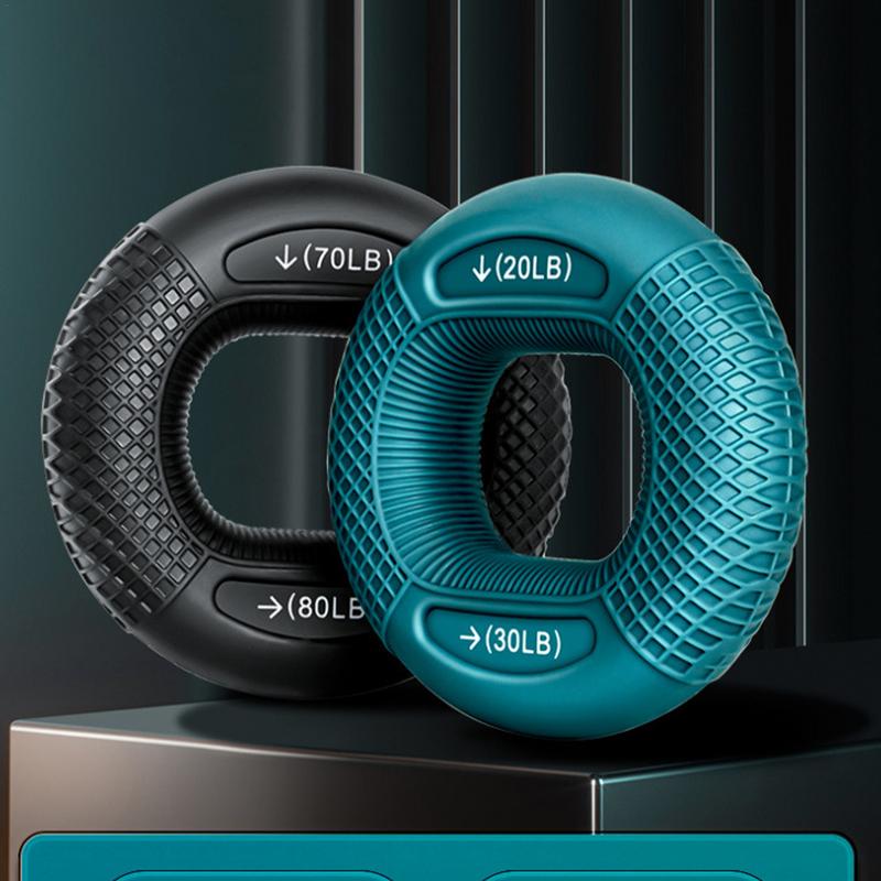 Premium Silicone Hand Grip Strengthener Ring - Durable Finger & Wrist Trainer for Strength Building, Carpal Tunnel Relief