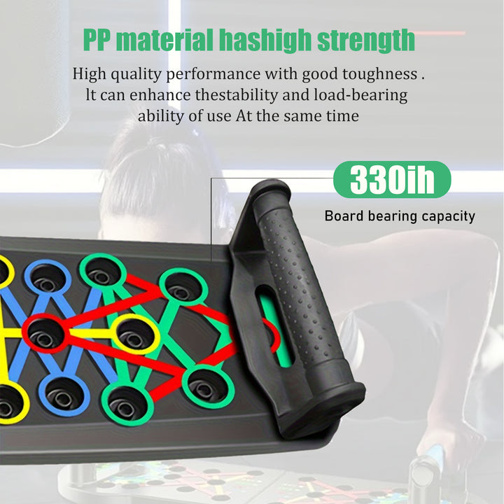 Premium Push-up Board Set – Portable Multifunctional Fitness Equipment for Chest, Abs, Arms & Back Training, Foldable, 