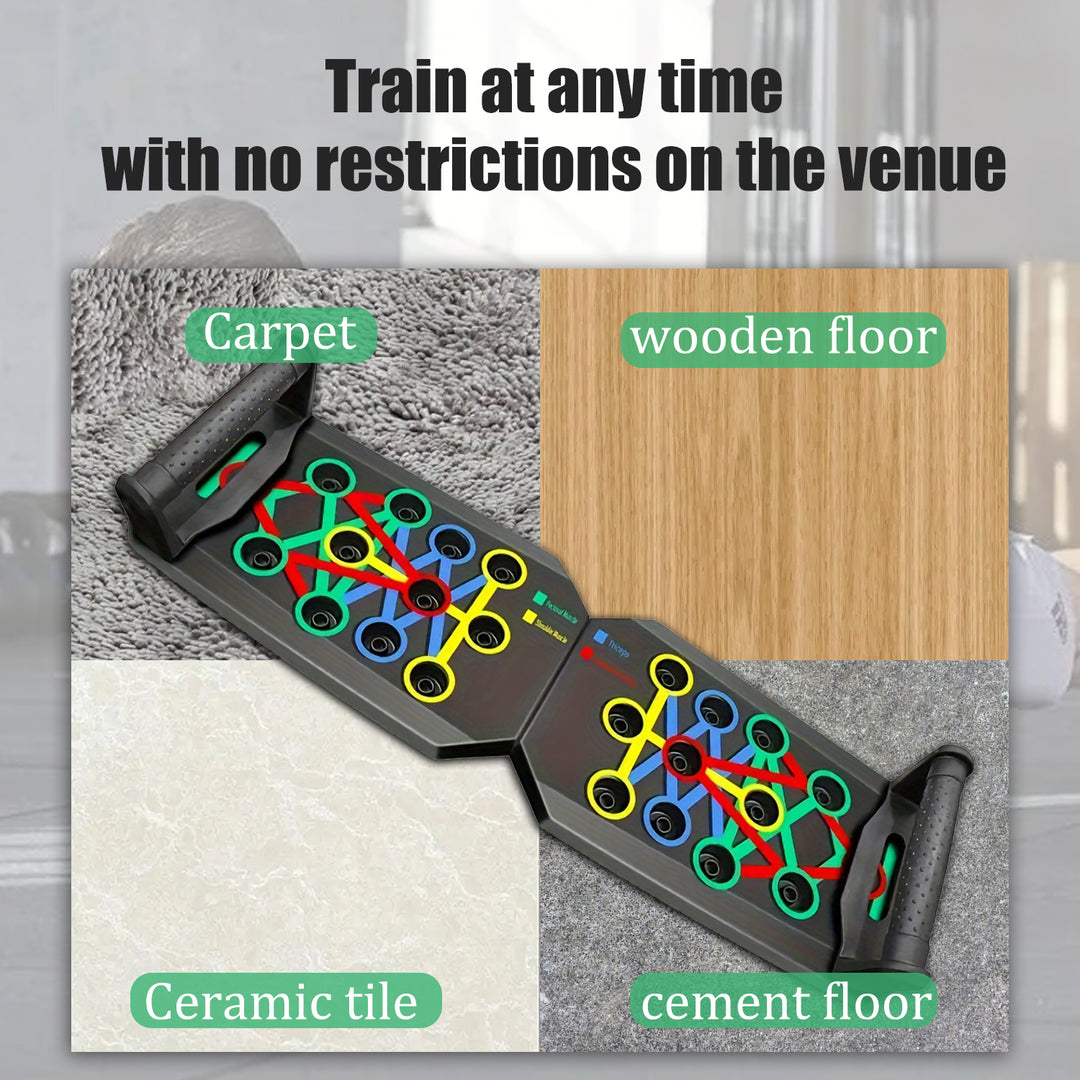 Premium Push-up Board Set – Portable Multifunctional Fitness Equipment for Chest, Abs, Arms & Back Training, Foldable, 