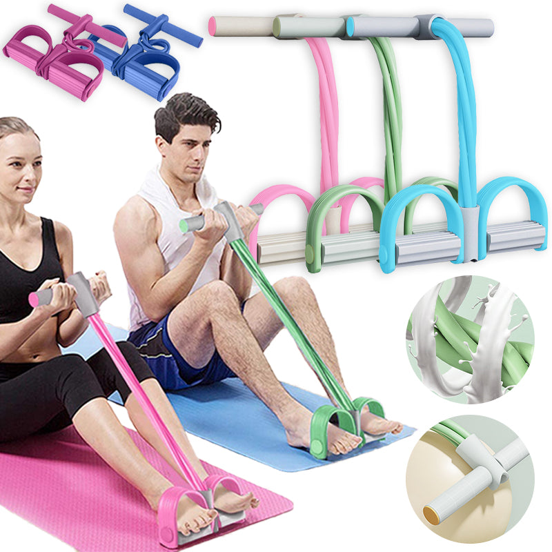 Premium Pedal Resistance Band – Multifunctional Arm, Leg, and Abdominal Trainer for Weight Loss, Bodybuilding, and Full-Body