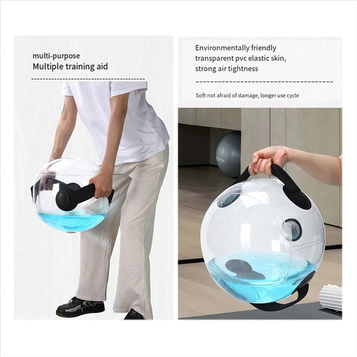 Premium Fitness Aqua Bag – 15KG Water Power Weightlifting Training Bag for Bodybuilding & Crossfit – Durable PVC, Adjustable Weight, Full-Body Workout Accessory - StrengthXPhysiotherapy