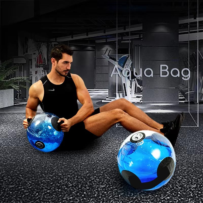 Premium Fitness Aqua Bag – 15KG Water Power Weightlifting Training Bag for Bodybuilding & Crossfit – Durable PVC, Adjustable Weight, Full-Body Workout Accessory - StrengthXPhysiotherapy