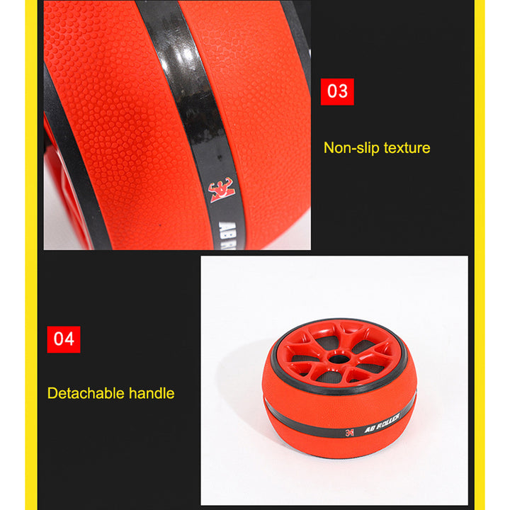 Premium Abdominal Muscle Wheel for Core Strength Training - Fitness Roller with Kneeling Pad, TPR+PP Material for Effective  