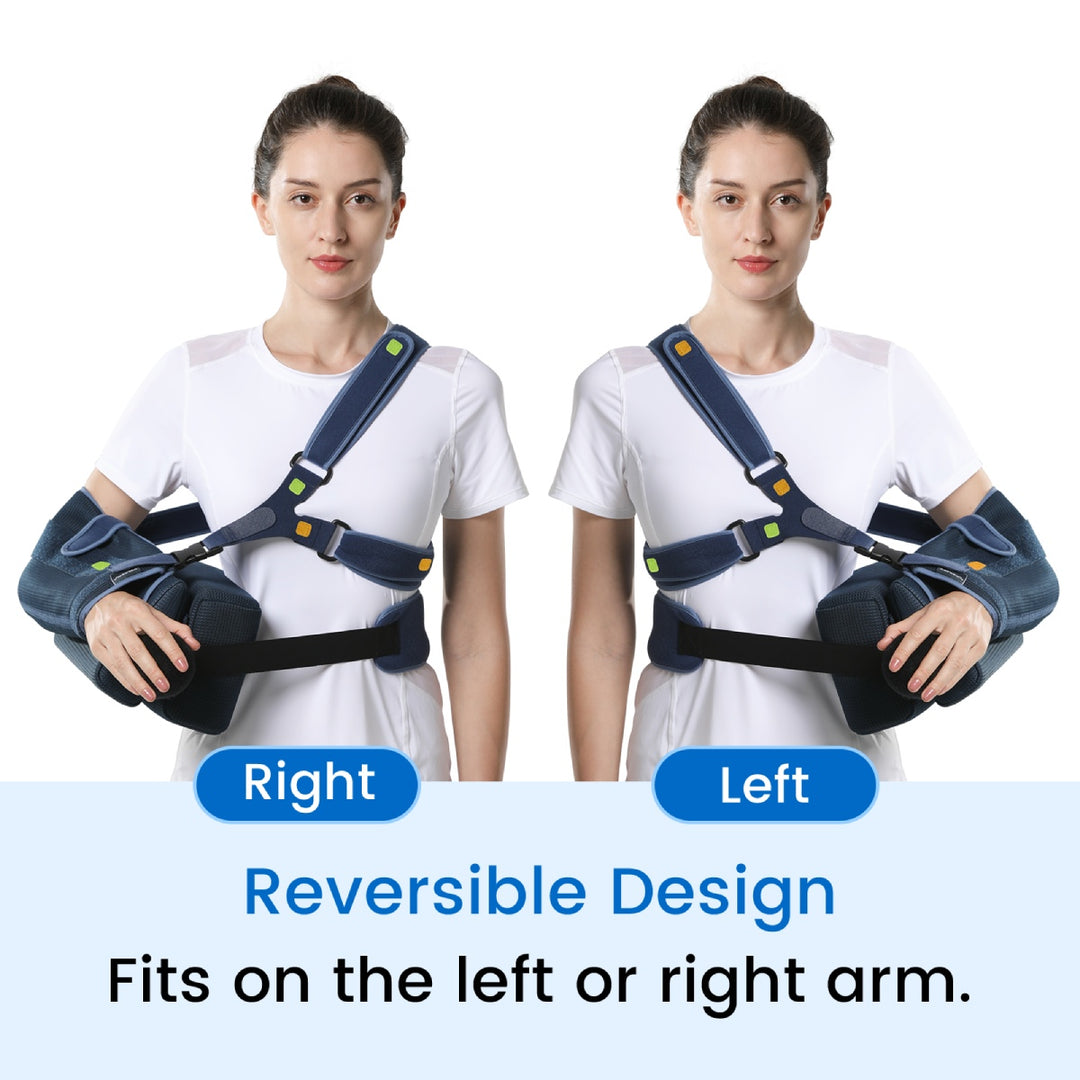 Premium Arm Sling for Adults - Broken Forearm Support, Elbow Sprain & Shoulder Injury Immobilizer, Ventilated & Breathable 