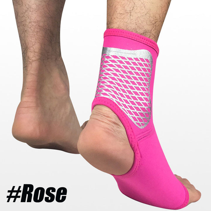 Premium Adjustable Ankle Brace Support for Men, Women & Kids – Ultrathin High-Elastic Compression Sleeves for Pain Relief & 