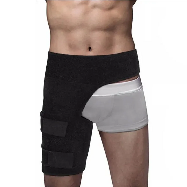 Premium Sciatica Nerve Pain Relief Compression Brace - Adjustable Groin & Thigh Support, Neoprene Warmth for Arthritis, Injur