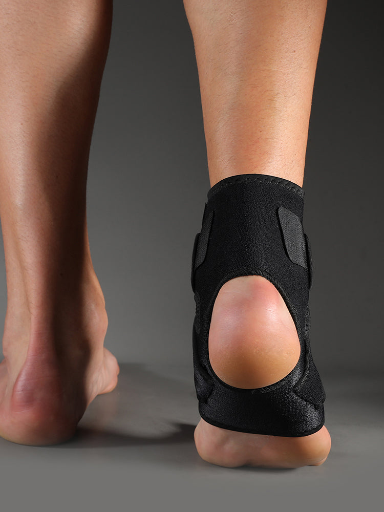 Premium Adjustable Ankle Brace Support for Sports - Lace Up Stabilizer Straps for Sprained Foot - Compression Sleeve - Availa