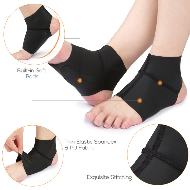 Premium Ankle Support Socks for Sports | Elastic Breathable Foot Brace for Pain Relief in Running, Cycling, Basketball, 