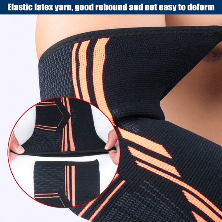 Premium Elbow Support Brace for Sports, Tennis, Golf & Basketball - Elastic Compression Sleeve, Anti-Slip Design for Elbow 