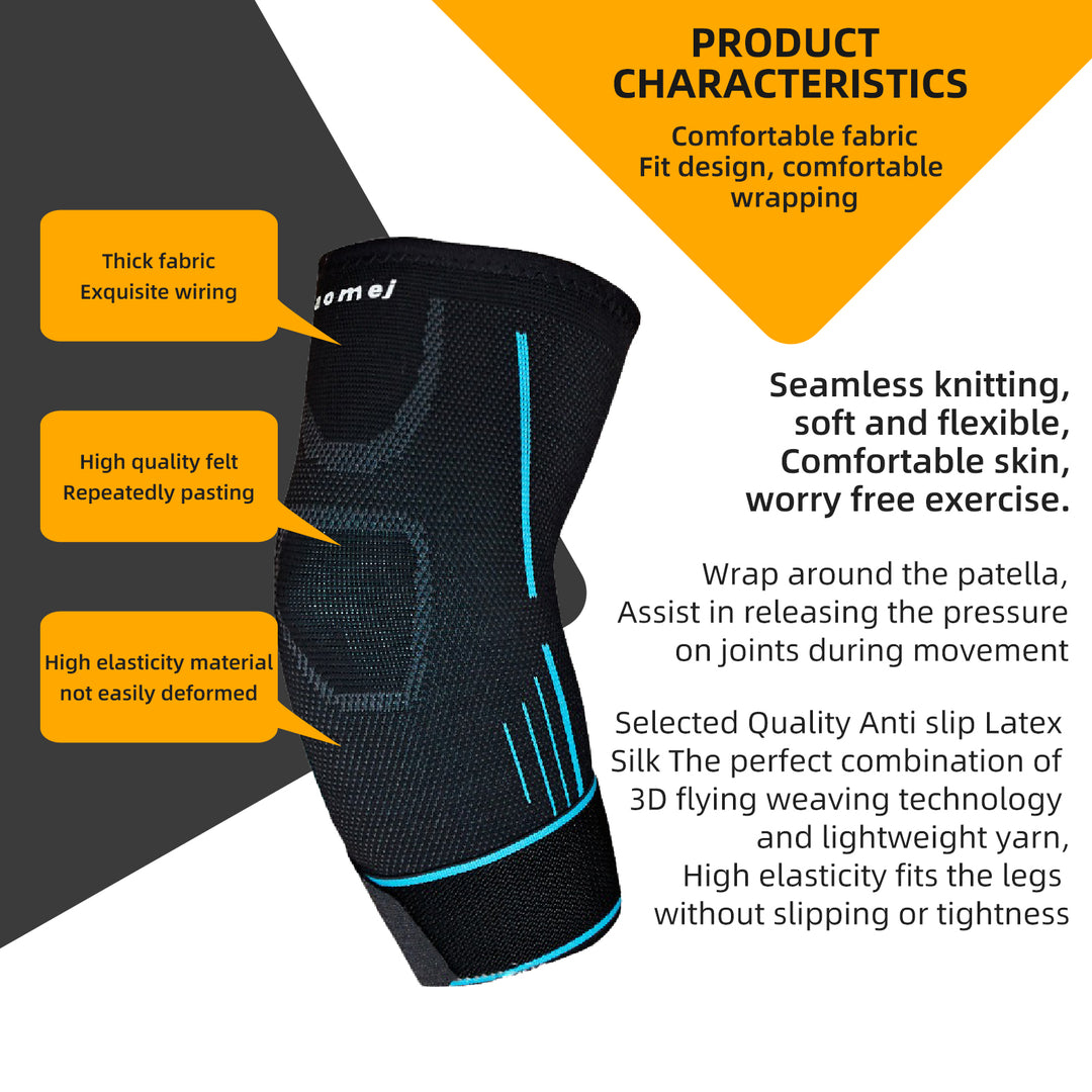 Premium Elbow Brace Compression Sleeve for Tendonitis & Tennis Elbow Relief, Joint Pain Support Protector, Fitness Bandage