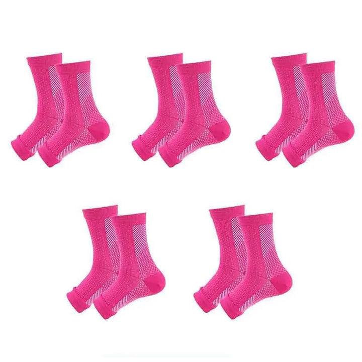 Premium Ankle Support Compression Sleeves – Breathable Sports Brace for Men & Women, Running & Outdoor Protection, 1/3/5 Pairs, Adjustable Fit, Comfortable Support - StrengthXPhysiotherapy