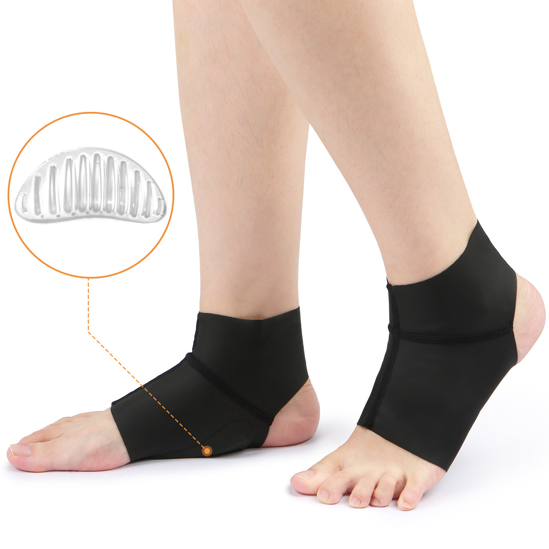 Premium Adjustable Neoprene Ankle Support Brace - Provides Ankle Foot Support, Arthritis Pain Relief, and Comfortable Ankle