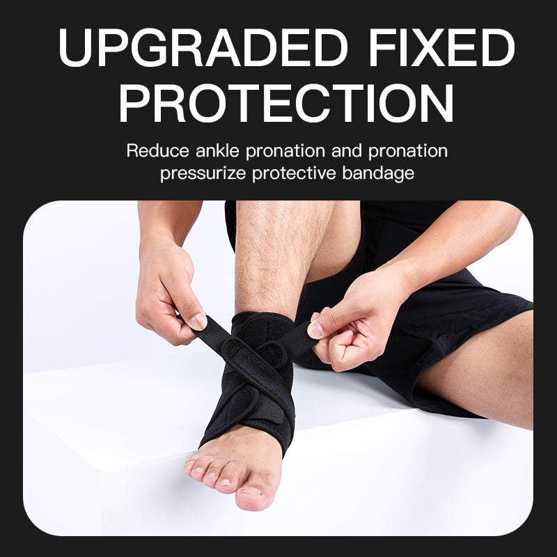 Premium Adjustable Neoprene Ankle Support Brace - Provides Ankle Foot Support, Arthritis Pain Relief, and Comfortable Ankle