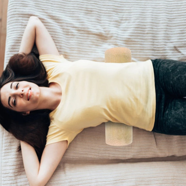 Premium Bamboo Cervical Pillow – U-Shaped Neck & Back Support for Sleep – Therapeutic Massage Cushion – Cool, Comfortable for Neck Pain & Spondylosis Relief – Ideal for Couch, Bed & Travel - StrengthXPhysiotherapy