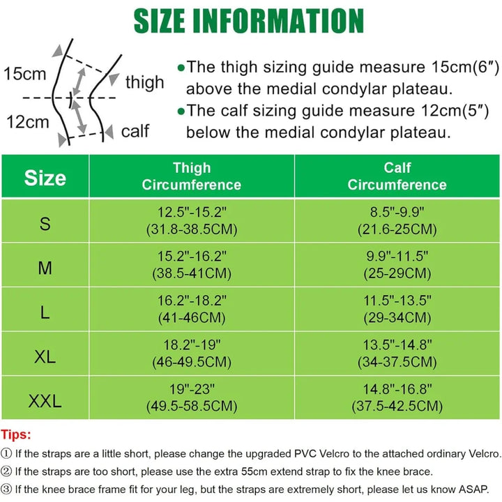 Premium Knee Brace for ACL/MCL/PCL Injuries, Ligament Support & Sports Recovery, Hinged ROM Orthopedic Orthosis for Men & 