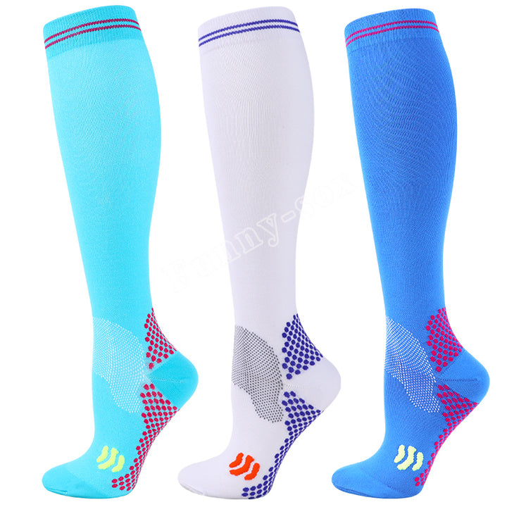 Premium Compression Socks for Men & Women – 20-30 mmHg Support for Varicose Veins, Running, Cycling, Football, Soccer – 