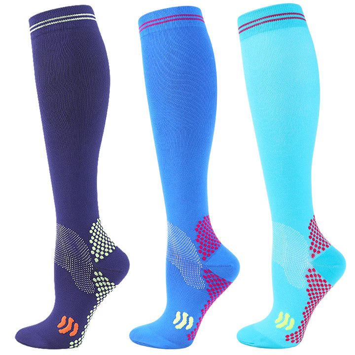 Premium Compression Socks for Men & Women – 20-30 mmHg Support for Varicose Veins, Running, Cycling, Football, Soccer – 