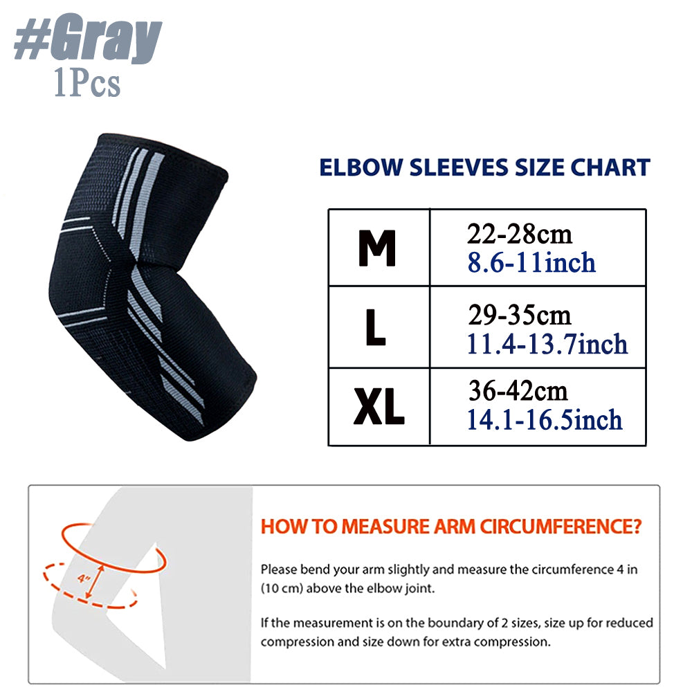 Premium Breathable Elastic Elbow Support Arm Sleeve for Basketball & Badminton – One-Piece Design, Comfortable & Protective,
