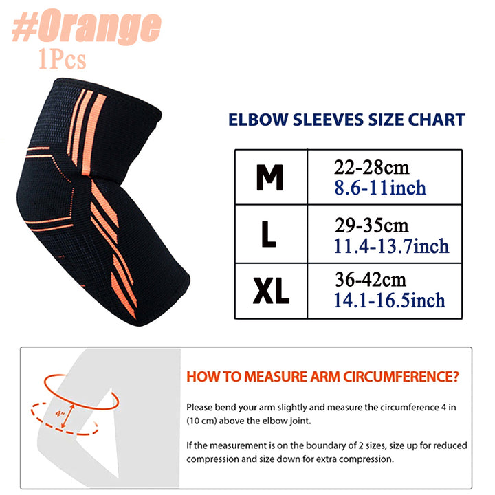 Premium Breathable Elastic Elbow Support Arm Sleeve for Basketball & Badminton – One-Piece Design, Comfortable & Protective,