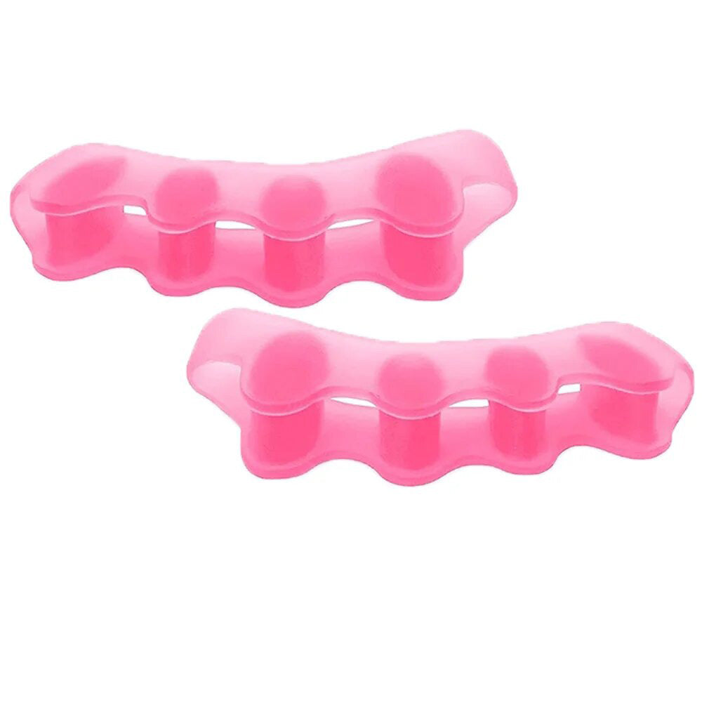 Premium Silicone Gel Bunion Corrector Toe Protector - 2PCS Orthotic Big Toe Separator & Valgus Splint, Adjustable Foot  