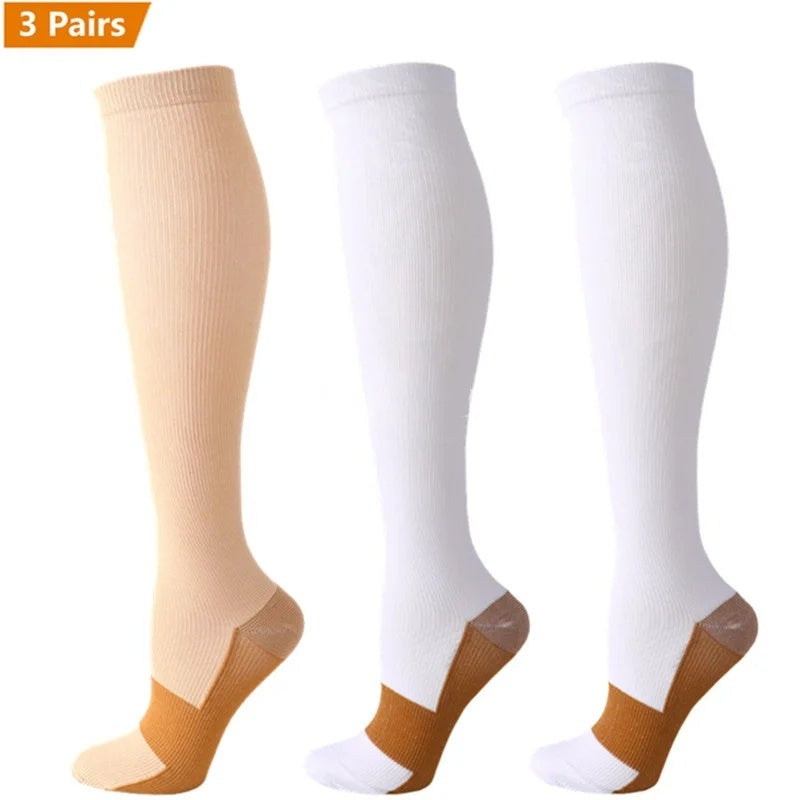 Premium Compression Socks for Men & Women – Sports, Nursing, Varicose Veins & Pregnancy Relief, Athletic & Soccer 