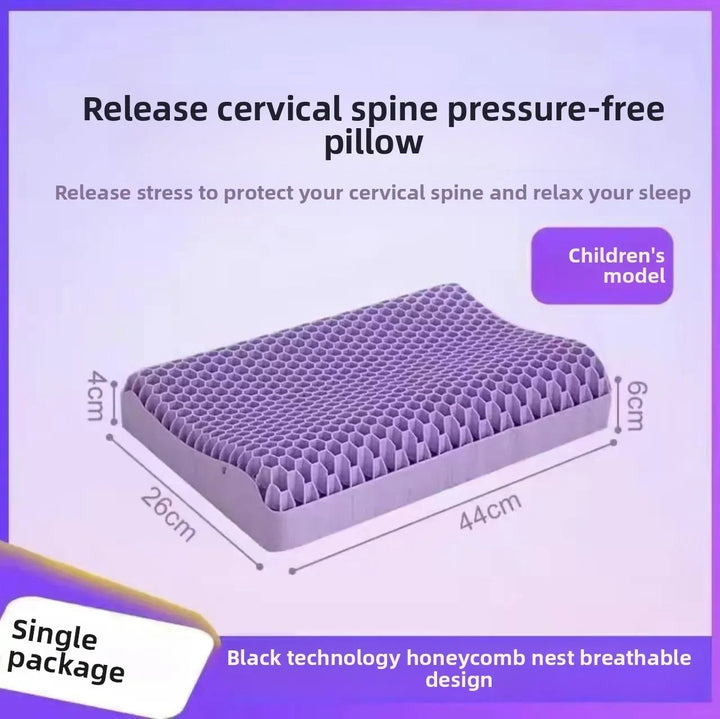 Premium Pectin Pillow – Breathable TPE Zero Pressure Cervical Neck Pillow – Washable Latex Adult Pillow for Neck Pain Relief and Comfort - StrengthXPhysiotherapy