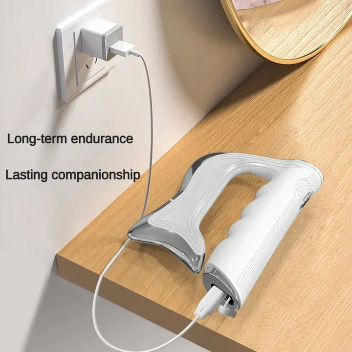 Premium Electric Fascial Tissue Gua Sha Tool - Deep Tissue Muscle Massager with NMES, Microcurrent Vibration, 3-Level   