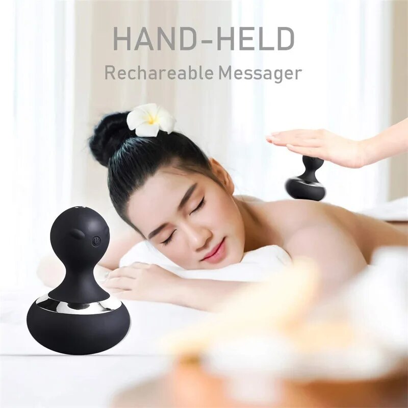 Premium Electric Handheld Massager - 6 Powerful Modes, Portable Mini Back Massager for Muscle Relief, Shoulder & Leg Tension,