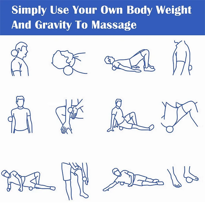 Premium PVC Spiky Massage Ball for Trigger Point Therapy, Pain Relief, and Plantar Fasciitis Treatment, 6cm Hedgehog Massage Ball for Foot & Hand Muscle Recovery - StrengthXPhysiotherapy