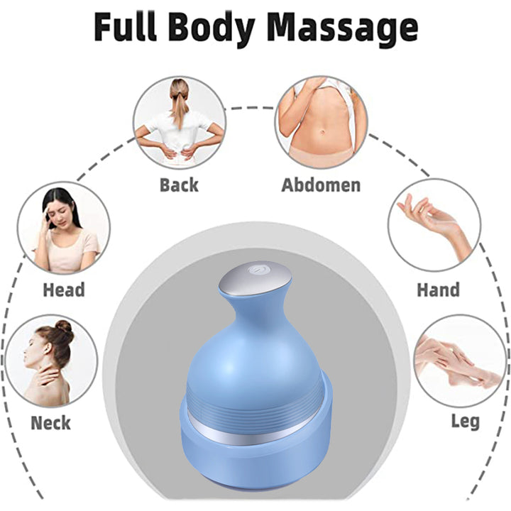 Premium Electric Cordless Scalp Massager for Hair Growth, Deep Clean, and Stress Relief – Rechargeable, Waterproof, 4 Modes,