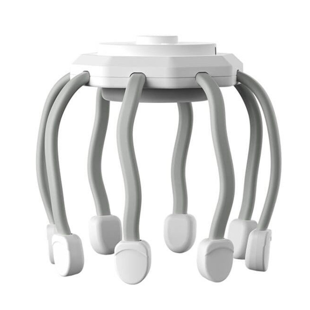 Premium Electric Scalp Massager - Cordless 12-Claw Rechargeable Head Relaxer with 3 Vibration Modes & USB Charging