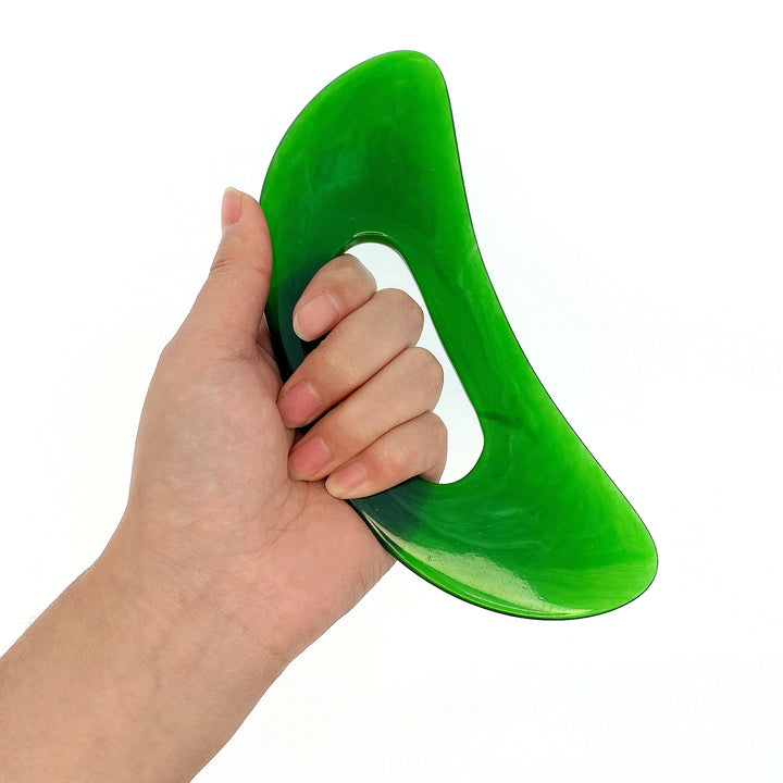 Premium Gua Sha Board - Natural Wood Massage Tool for Facial and Body Scraping Therapy, 18x8cm, Available in Yellow, Pink,