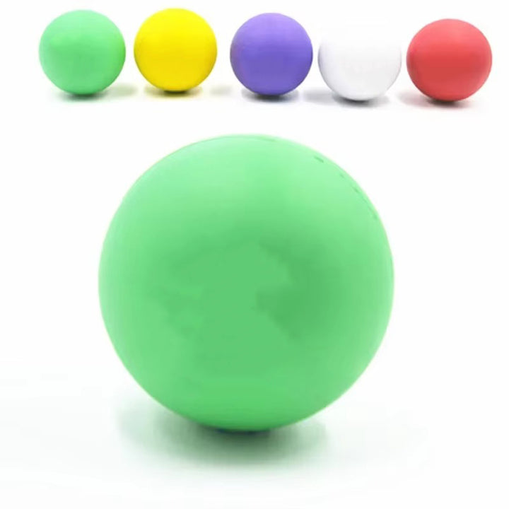 Premium Rubber Massage Ball for Muscle Relaxation, Pain Relief, and Trigger Point Therapy – Lacrosse Fascia Ball for Yoga, Fitness, Physiotherapy & Stress Relief - StrengthXPhysiotherapy