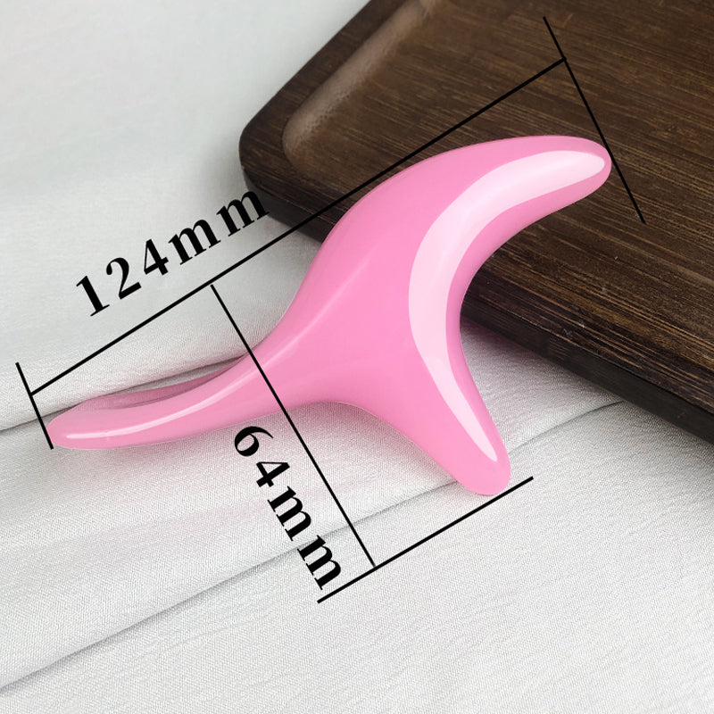 Premium Amber Resin Gua Sha Scraping Tool for Foot Massage and Relaxation, Antibacterial Beeswax Material, Ergonomic Handle,