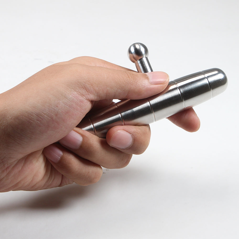 Premium Stainless Steel Manual Deep Tissue Massage Tool - Versatile Trigger Point T-Bar for Full Body Relaxation and Muscle