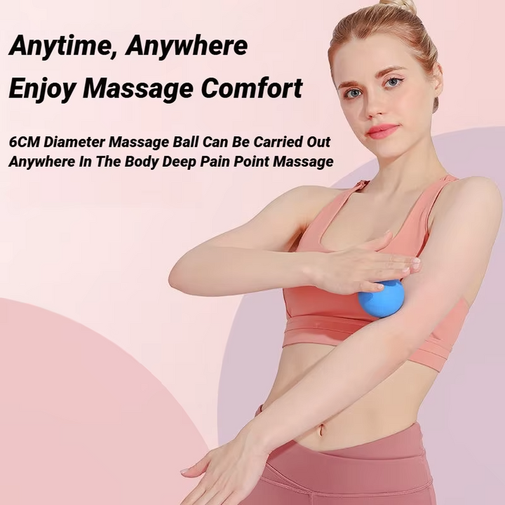 Premium TPE Fascia Massage Ball for Muscle Relaxation, Stress Relief, and Trigger Point Therapy – Lacrosse Ball for Yoga, Fitness, and Pain Relief - StrengthXPhysiotherapy