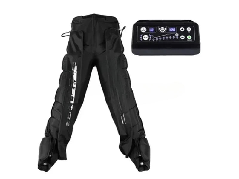 Premium Pressotherapy Air Compression Boots for Legs – 6 Chamber Massager for Muscle Recovery, Improved Circulation, 