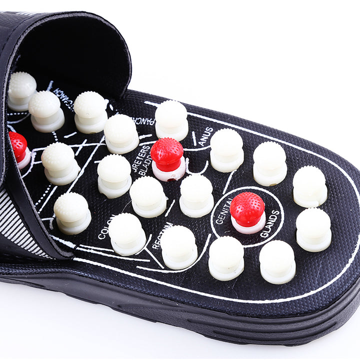 Premium Acupoint Massage Slippers for Foot Therapy | Unisex Rotating Foot Massager Sandals | Medical Acupressure Shoes for 