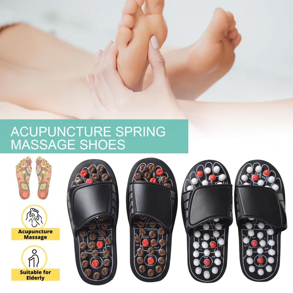 Premium Foot Massage Slippers for Reflexology and Moxibustion – Comfortable Walking Shoes for Pain Relief and Relaxation, 