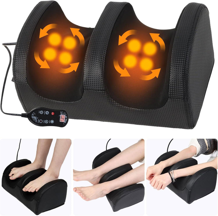Premium Electric Massage Pillow for Back, Neck & Shoulder Relief – 3D Deep Tissue Nodes, Infrared Heating, Multiple Massage 